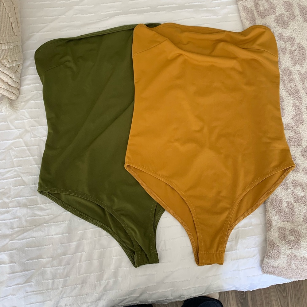 Strapless bodysuit